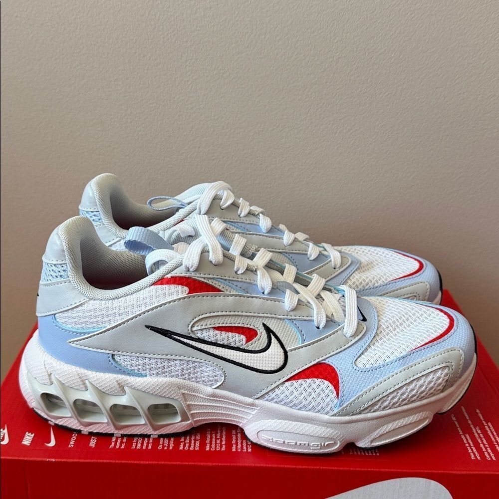 Nike White Light Blue Red Women's Sneakers